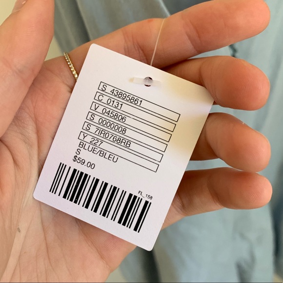 Light Blue Ruffle Wrap Romper - Picture 5 of 6